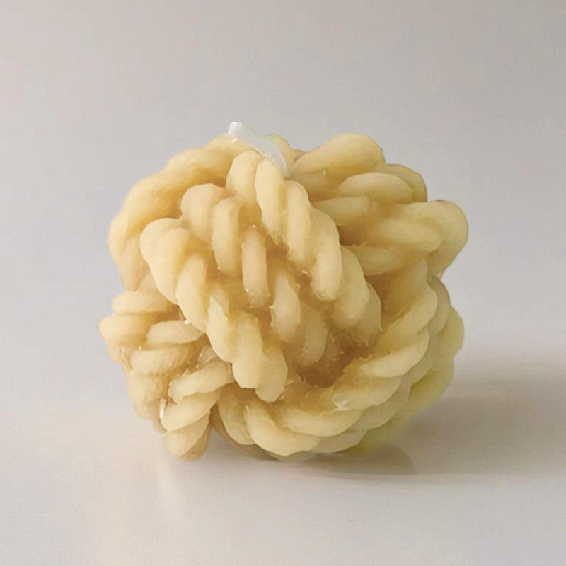Beeswax Ball Candles | Rope | Box of 3