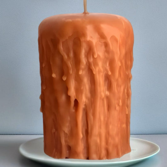 Beeswax Pillar Candle | Gothic | 14cm